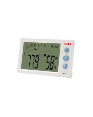 Digital LCD Thermometer Hygrometer Indoor Outdoor with Alarm Clock – UNI-T A12T