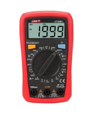 Palm Size Digital Multimeter UNI T UT33B+ 600V – Manual Range
